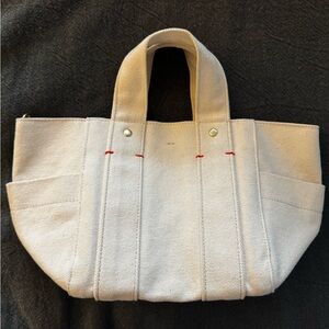 Clare V Le Petit Box - NWOT - natural canvas